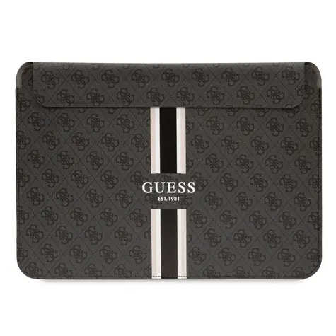GUESS PU 4G Printed Stripes Computer Sleeve 16