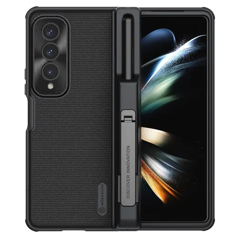 Nillkin Super Frosted FOLD Slot+Stand Zadní Kryt pro Samsung Galaxy Z Fold 4 černá