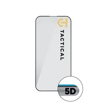 Tactical Glass Shield 5D sklo pro Apple iPhone 15 Pro černá