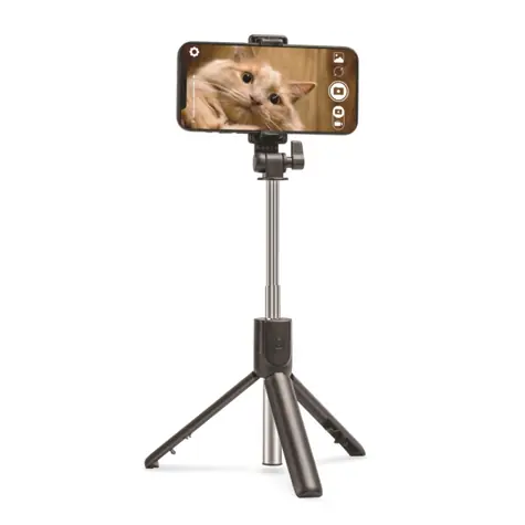 Setty GSM165160 černá / Selfie tyč / stojan / 60-95 mm / Bluetooth