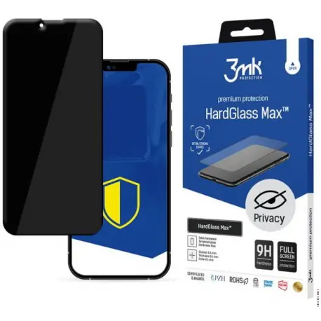 3mk HardGlass MAX Privacy Tvrzené sklo pro Samsung Galaxy A54 5G (SM-A546) černá