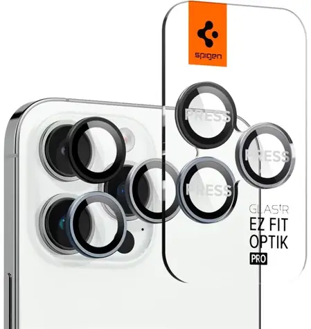 Spigen Glass EZ Fit Optik Pro 2 Pack tvrzené sklo na fotoaparát iPhone 15 Pro/Pro Max/14 Pro/ Pro Max