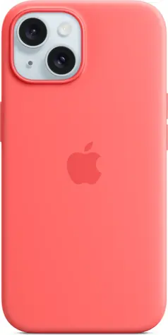 Apple Silikonový kryt s MagSafe pro iPhone 15 světle melounová / doprodej