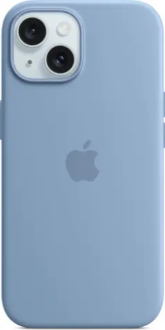 Apple Silikonový kryt s MagSafe pro iPhone 15 ledově modrá / doprodej