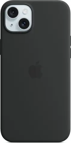 Apple Silikonový kryt s MagSafe pro iPhone 15 Plus černá / doprodej