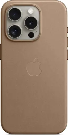 Apple Kryt z tkaniny FineWoven s MagSafe pro iPhone 15 Pro kouřová