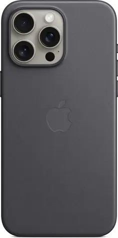 Apple Kryt z tkaniny FineWoven s MagSafe pro iPhone 15 Pro Max černá