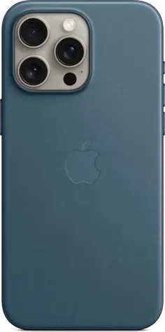Apple Kryt z tkaniny FineWoven s MagSafe pro iPhone 15 Pro Max tichomořsky modrá