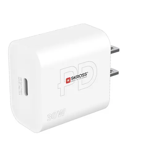 SKROSS Rychlonabijecí adaptér / 1x USB-C / 30W / US zásuvka typ A 