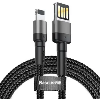 Baseus CALKLF-HG1 Kabel USB-A (M) - Lightning (M) 2 m černo-šedá