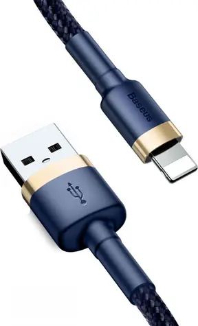 Baseus CALKLF-CV3 Kabel USB-A (M) - Lightning (M) 2 m modro-zlatá