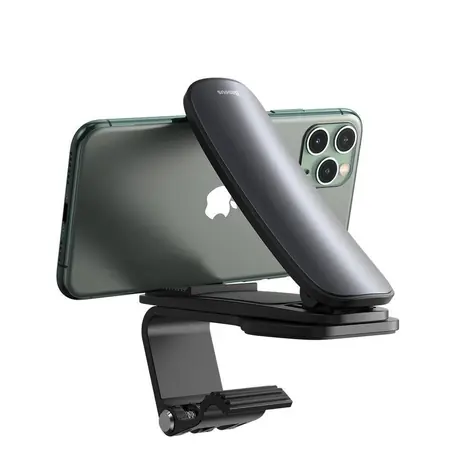 Baseus SUDZ-A01 Big Mouth Pro Držák telefonu do auta na palubní desku černá / 4.7 - 6.5