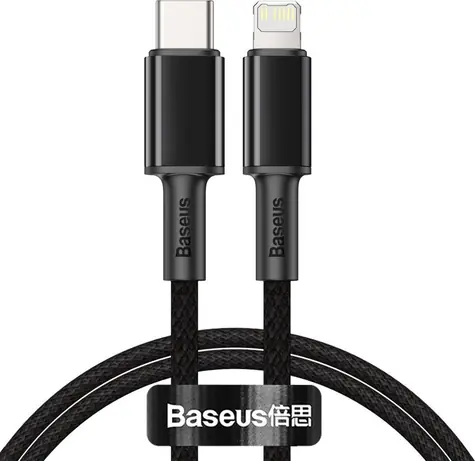 Baseus CATLGD-A01 Kabel USB-C (M) - Lightning (M) 2 m černá / 20W