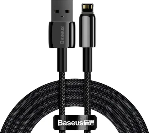 Baseus CALWJ-A01 Kabel USB-A (M) - Lightning (M) 2 m černá