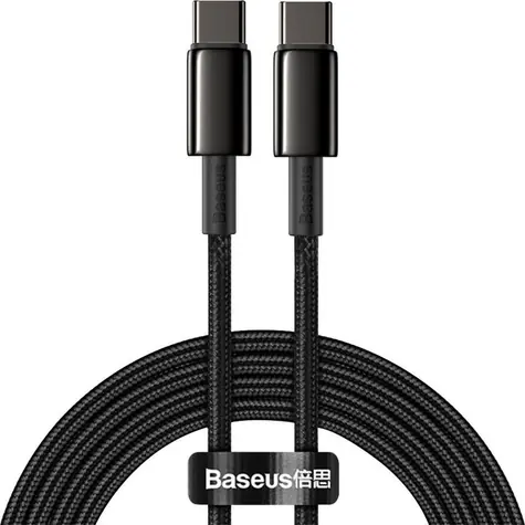 Baseus CATWJ-A01 Kabel USB-C (M) - USB-C (M) 2 m černá / 100W