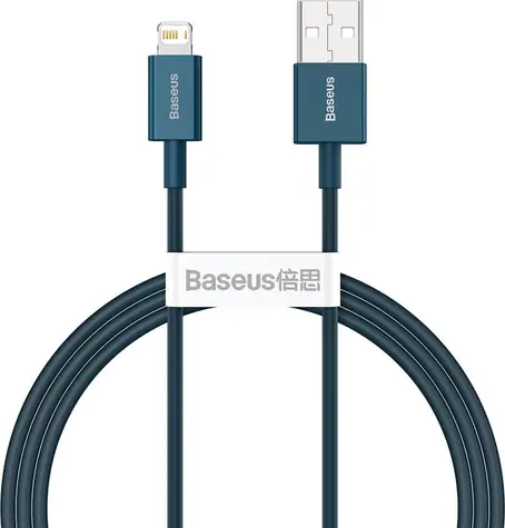 Baseus CALYS-A03 Kabel USB-A (M) - Lightning (M) 1 m modrá 