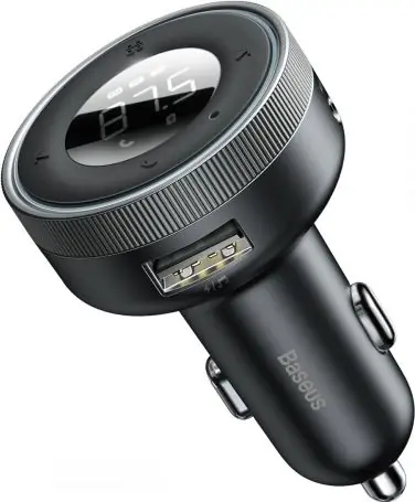Baseus CCLH-01 Enjoy Car nabiječka do auta + FM Transmitter / 2x USB-A / AUX / microSD / Bluetooth 5.0