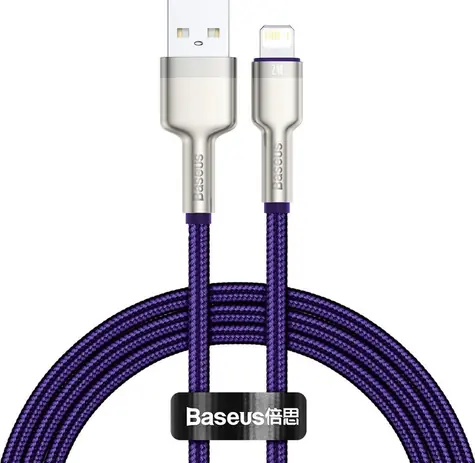 Baseus CALJK-A05 Kabel USB-A (M) - Lightning (M) 1 m fialová 
