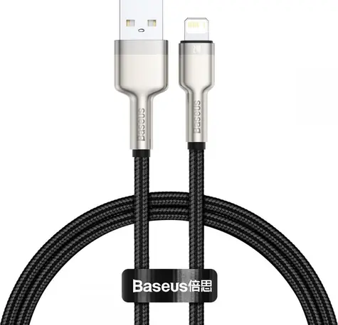 Baseus CALJK-01 Kabel USB-A (M) - Lightning (M) 0.25 m černá
