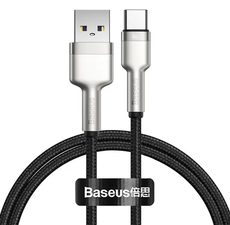 Baseus CAKF000101 Kabel USB-A (M) - USB-C (M) 1 m černá / 66W