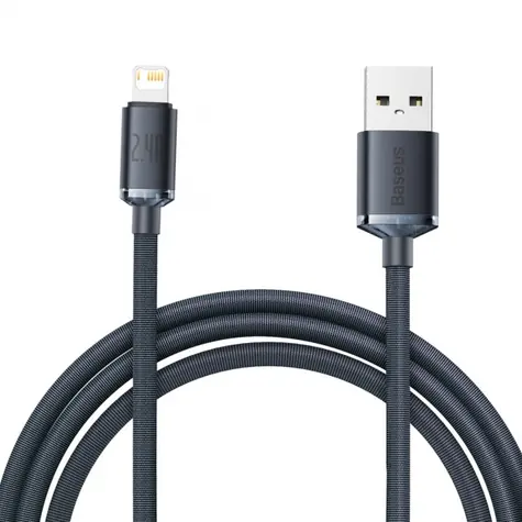 Baseus CAJY000101 Kabel USB-A (M) - Lightning (M) 2 m černá