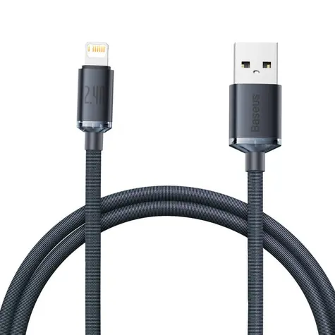 Baseus CAJY000001 Kabel USB-A (M) - Lightning (M) 1.2 m černá
