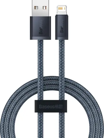 Baseus CALD000416 Kabel USB-A (M) - Lightning (M) 1 m šedá