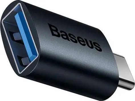 Baseus ZJJQ000003 Adaptér USB-C (M) - USB-A (F) černá