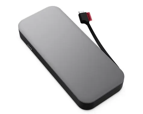 Lenovo Go USB-C Laptop Power Bank 20.000 mAh černá / Powerbanka / až 65W / 1x USB-C(F) / 1x USB-A(F) / 1x USB-C(M)