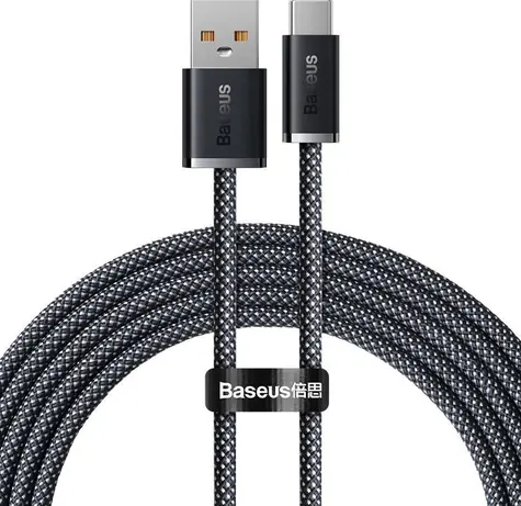 Baseus CALD000716 Kabel USB-A (M) - USB-C (M) 2 m černá / 100W