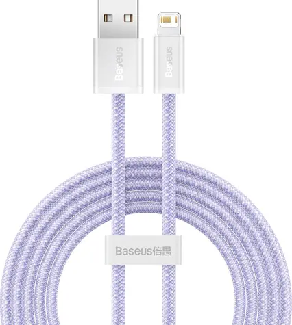 Baseus CALD040105 Kabel USB-A (M) - Lightning (M) 2 m fialová