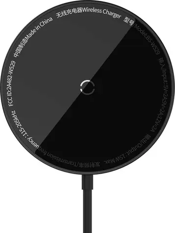 Baseus CCJJ040001 Simple Mini3 Bezdrátová nabiječka černá / 15W