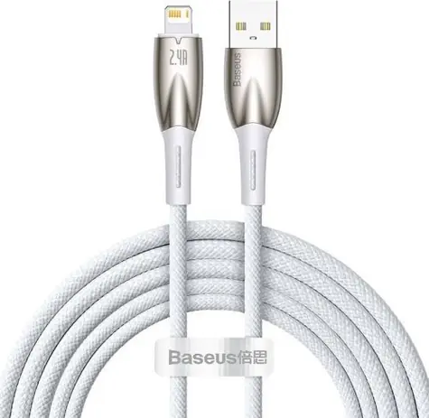 Baseus CADH000202 Kabel USB-A (M) - Lightning (M) 1 m bílá 
