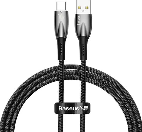 Baseus CADH000401 Kabel USB-A (M) - USB-C (M) 1 m černá / 100W