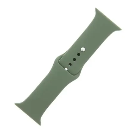 Forever Silikonový řemínek M/L pro Apple Watch 42/44/45 mm zelená