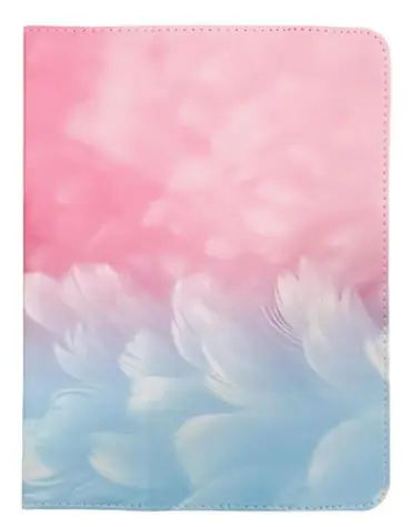 GreenGo Knížkové pouzdro (Fashion) Light Feather univerzální 9-10