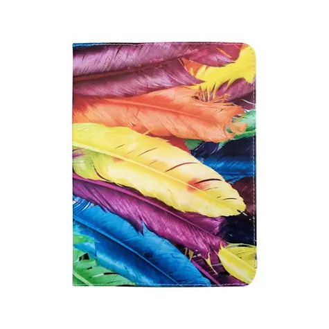 GreenGo Knížkové pouzdro (Fashion) Color Feather univerzální 9-10