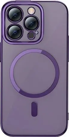 Baseus ARMC010905 Glitter Magnetic Kryt pro Apple iPhone 14 Pro Max fialová / + ochranné sklo / + čisticí sada