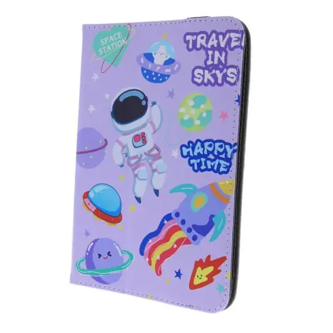 GreenGo Knížkové pouzdro (Fashion) univerzální Space Station pro tablet 9-10
