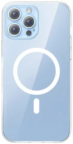 Baseus ARSJ010702 Magnetic Crystal Clear Kryt pro Apple iPhone 13 Pro čirá / + ochranné sklo / + čisticí sada