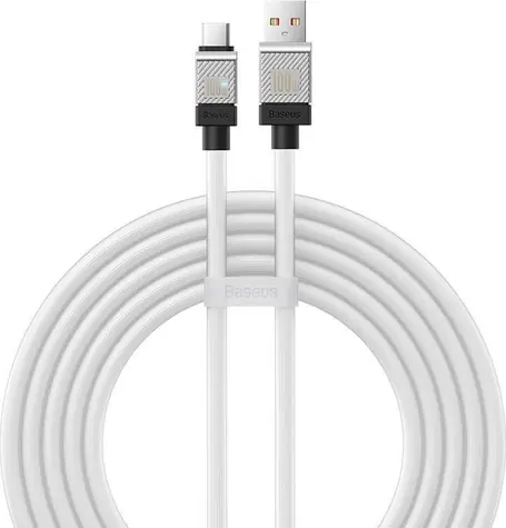 Baseus CAKW000702 Kabel USB-C (M) - USB-C (M) 2 m bílá / 100W