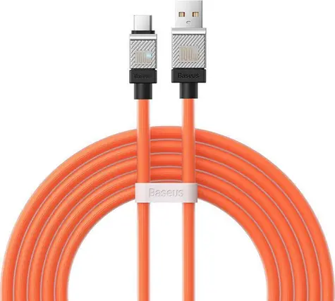 Baseus CAKW000707 Kabel USB-A (M) - USB-C (M) 2 m oranžová / 100W