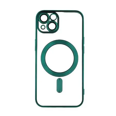 CPA Mag Color Chrome Silikonové TPU pouzdro pro Apple iPhone 13 zelená