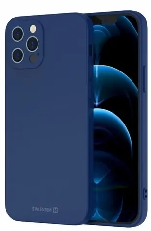 SWISSTEN SOFT JOY Pouzdro pro Apple iPhone 15 modrá 