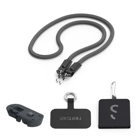 ShiftCam Pro Camera popruh na krk černá / pro smartphony a kamery