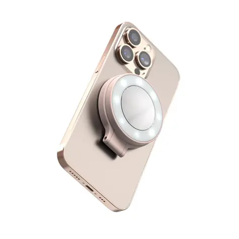 ShiftCam SnapLight růžová / LED světlo pro smartphony / MagSafe / otočné