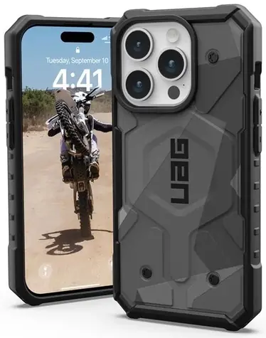 UAG Pathfinder SE MagSafe ochranný kryt pro Apple iPhone 15 Pro šedá 