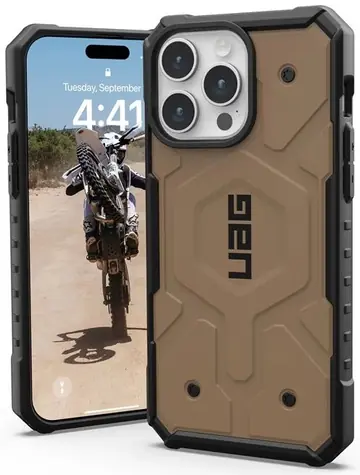 UAG Pathfinder MagSafe ochraný kryt pro Apple iPhone 15 Pro Max hnědá 