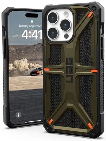 UAG Monarch ochranný kryt pro Apple iPhone 15 Pro Max zelená 