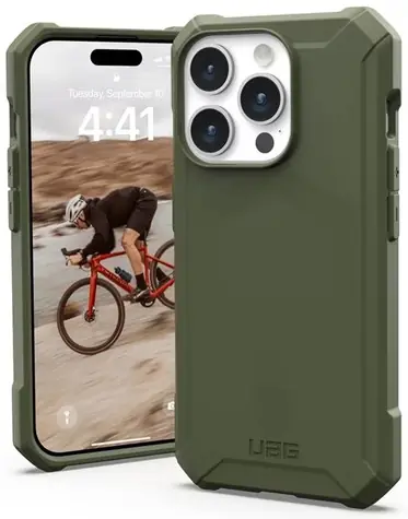 UAG Essential Armor MagSafe ochranný kryt pro Apple iPhone 15 Pro zelená